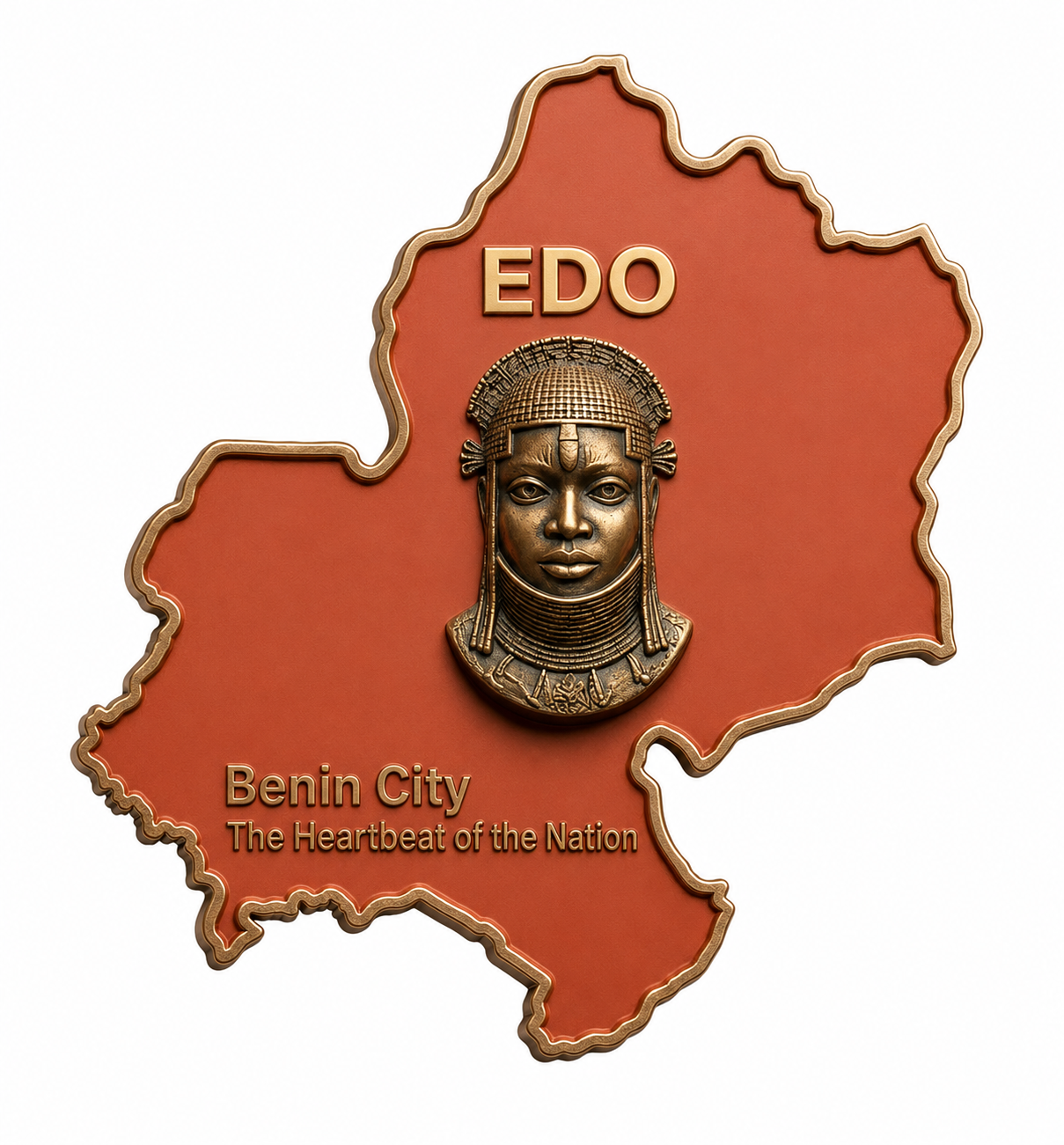 Edo State Fridge Magnet