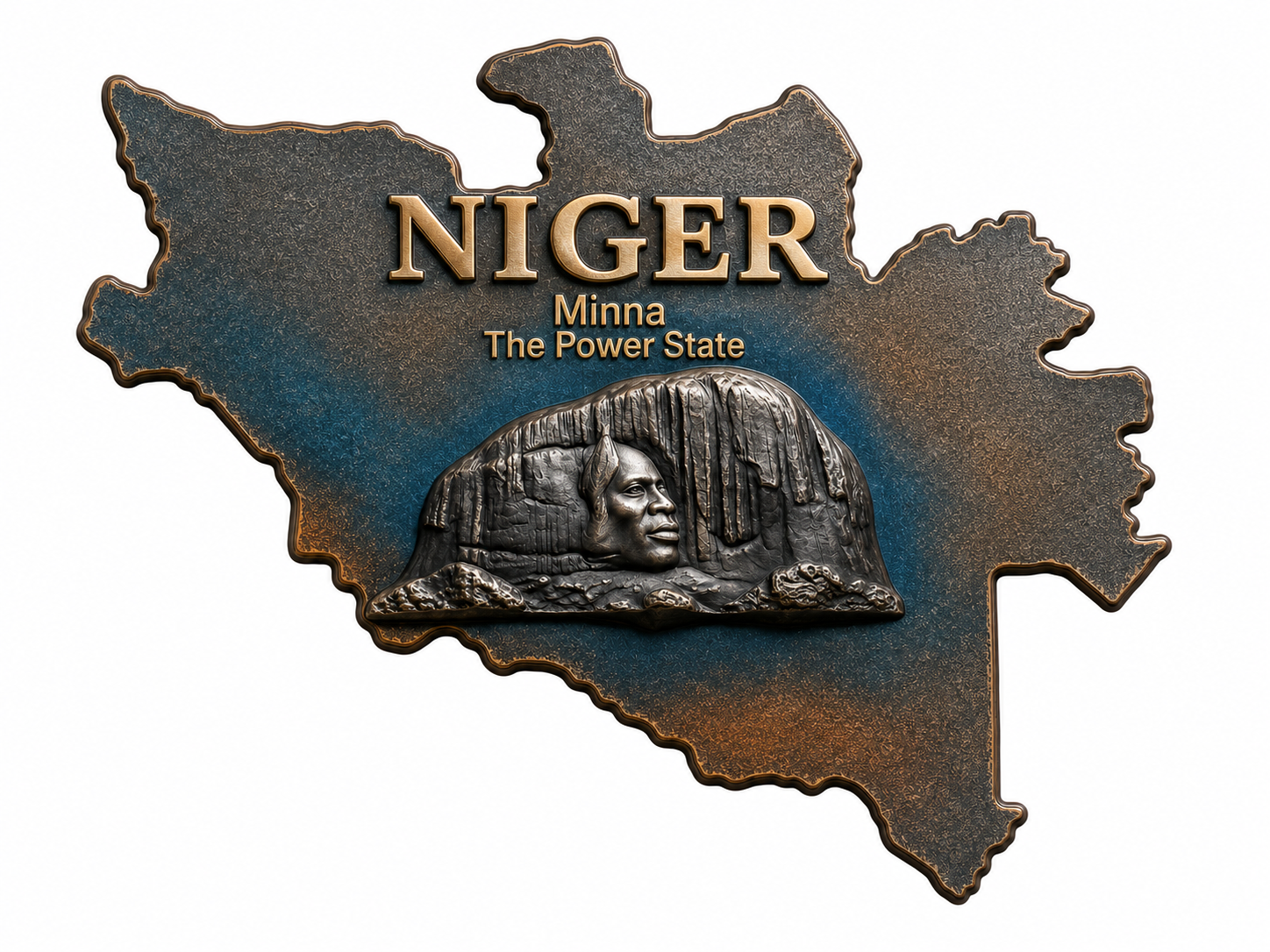 Niger State Fridge Magnet